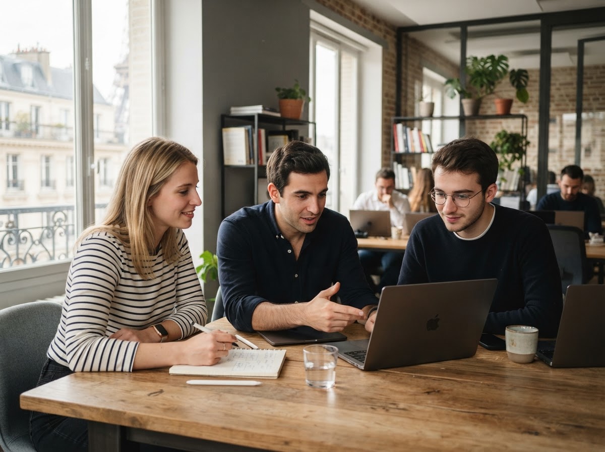 Valorix AI — équipe analysant des modèles de données financières